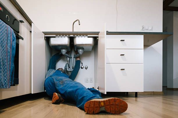 Professional Drain Cleaning technician working in Staples, MN